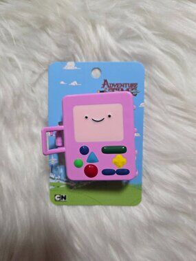 Adventure Time Blushing BMO Claw Clip